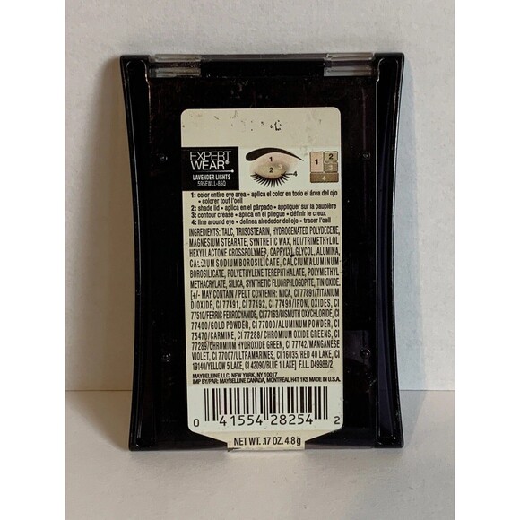 Maybelline Luminous Lights Eyeshadow Quad Lavender Lights New Shimmer 85Q Rare - Picture 3 of 5